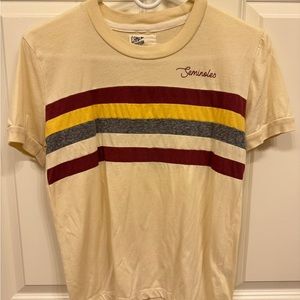 Seminoles cute multi stripes t-shirt.